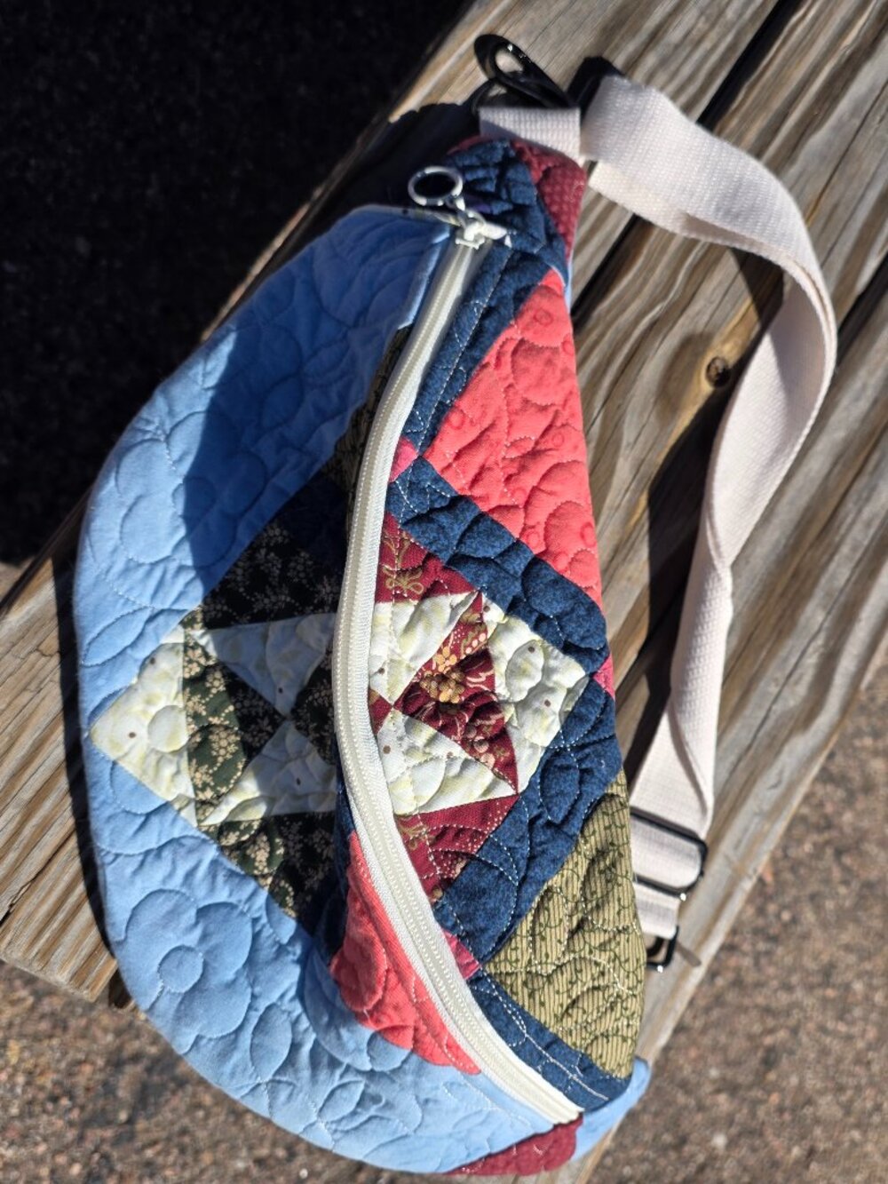 Hand Crafted Patchwork Quilt Bag